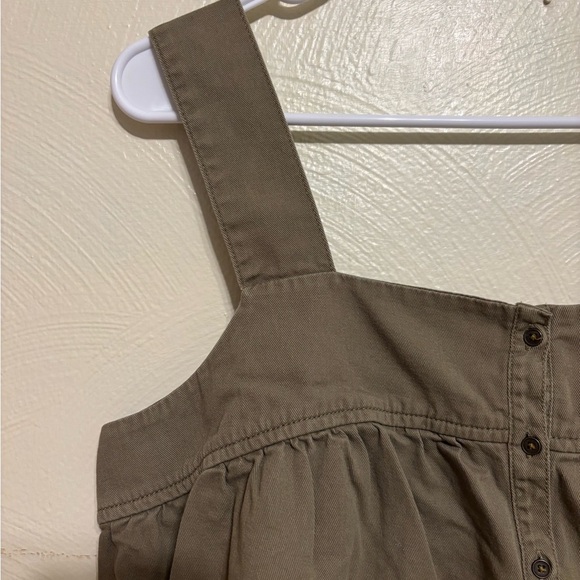 Old Navy Brown Button-Front Tank Top - Picture 2 of 8
